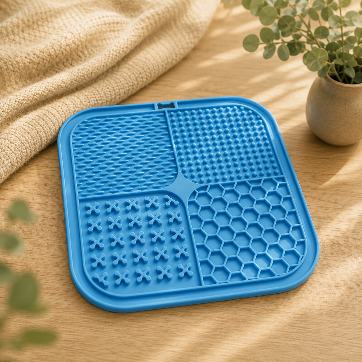 Calm Lick Mat – Silicone Slow Feeder for Anxious Dogs