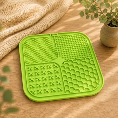 Calm Lick Mat – Silicone Slow Feeder for Anxious Dogs